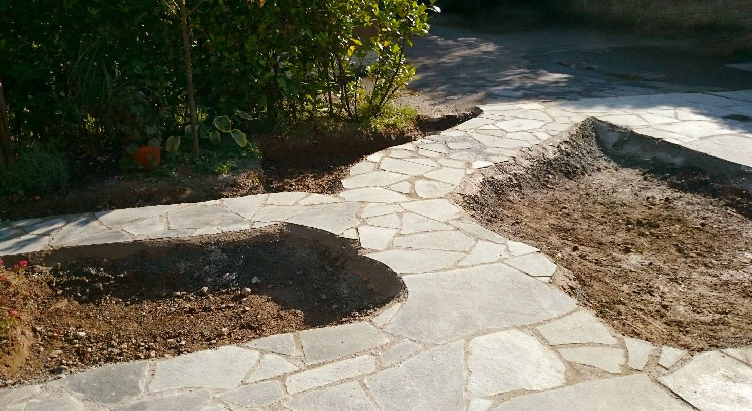 Planung einer Gartenanlage, Stein- & Pflasterarbeiten, Bepflanzung in Bonn und im Rhein-Sieg-Kreis